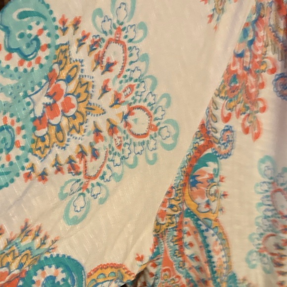 Ruby Rd. Multicolor Paisley Tunic Top - Picture 2 of 6
